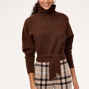 Aritzia Lorin Sweater - warm brown